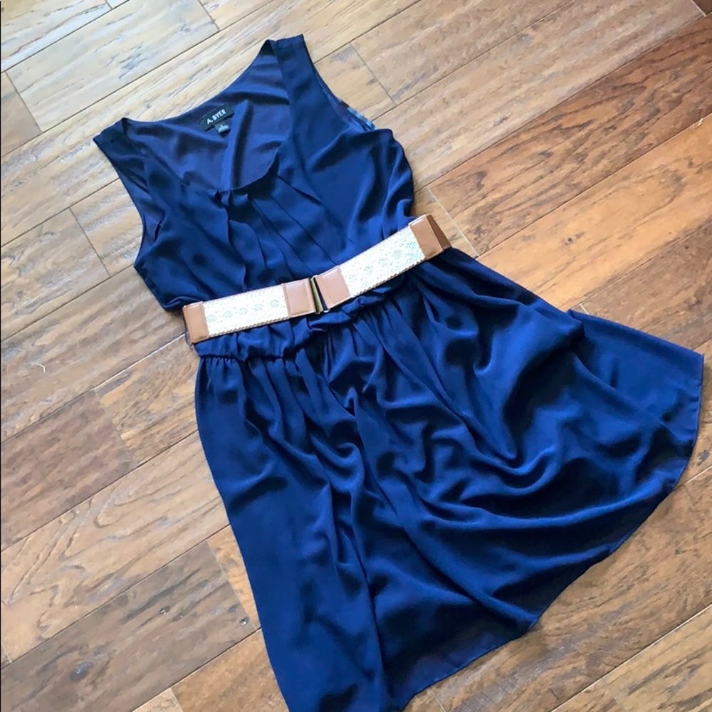 Belted dress